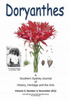 Research paper thumbnail of Doryanthes November 2012