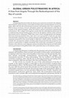 Research paper thumbnail of Global urban policymaking in Africa: a view from Angola through the redevelopment of the Bay of Luanda