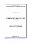 Research paper thumbnail of LUẬN VĂN THẠC SĨ KINH TẾ