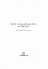 Research paper thumbnail of S. Zorzetto e A. Pintore (a cura di), Studi di filosofia del diritto per Mario Jori, ESI, Napoli, 2016. ISBN 978-88-495-3154-1