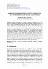 Research paper thumbnail of LINGUISTIC LANDSCAPE E CONTESTI EDUCATIVI Uno studio all'interno di alcune scuole italiane