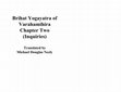 Research paper thumbnail of Bṛhat Yātrā of Varāhamihira Chapter Two: Inquires