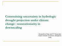 Research paper thumbnail of Uncertainty in Climate Change Impacts: Dempster Shafer Theory