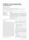 Research paper thumbnail of The EMA Study on the Inter-individual Variability and Differences in Articulation between Polish Oral and Nasalised Vowels