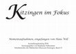 Research paper thumbnail of Kitzingen im Fokus - Momentaufnahmen, eingefangen von Hans Will