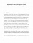 Research paper thumbnail of Reconceptualizing the Right to Regulate in Investment Agreements: Reflections from the South African and Brazilian experiences