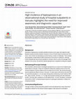 Research paper thumbnail of High incidence of leptospirosis in an observational study of hospital outpatients in Vanuatu highlights the need for improved awareness and diagnostic capacities