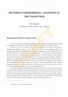 Research paper thumbnail of Becoming Is Remembering: ‘Anamnesis’ in the Yogasūtras [DRAFT]