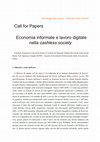 Research paper thumbnail of CfP. Informal economy and digital labor in the cashless society