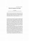 Research paper thumbnail of Historical Geography of the Punjab