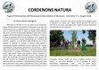 Research paper thumbnail of 2018 giugno; un articolo ed una foto in "CORDENONS NATURA" n.3