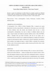 Research paper thumbnail of "CRÍTICO": Kléber Mendonça Filho e as múltiplas relações crítica- realização