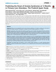 Research paper thumbnail of Predicting the Onset of Anxiety Syndromes at 12 Months in Primary Care Attendees. The PredictA-Spain Study