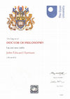 Research paper thumbnail of Classics PhD certificate