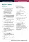 Research paper thumbnail of Answers to self-assessment questions Cambridge International A Level Physics Cambridge International AS and A Level Physics Chapter 23