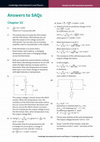 Research paper thumbnail of Answers to self-assessment questions Cambridge International A Level Physics Cambridge International AS and A Level Physics Chapter 25