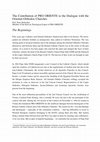 Research paper thumbnail of The Contribution of PRO ORIENTE to the Dialogue with the Oriental-Orthodox Churches