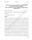 Research paper thumbnail of Efecto de una corta de protección sobre el establecimiento de regeneración en bosque de Nothofagus Effect of protection cut on the establishment of regeneration in Nothofagus forest