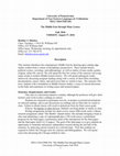 Research paper thumbnail of Migration and the Middle East: Fall 2018 Revised Syllabus