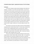 Research paper thumbnail of Arendale, D. R. (1996). Frontloaded academic support: Supplemental Instruction in two-year colleges. Unpublished manuscript. Department of Postsecondary Teaching and Learning, University of Minnesota, Minneapolis, MN.