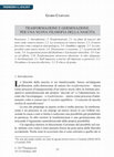 Research paper thumbnail of Trasformazione e germinazione: per una nuova filosofia della nascita