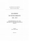 Research paper thumbnail of «Appendix I - Istakhr in the Islamic Era: Arabic and Persian Sources», ed. by Mario Casari and Alessandro Buontempo, in Istakhr (Iran), 2011-2016 Historical and Archaeological Essays, ed. by Maria Vittoria Fontana - Quaderni di Vicino Oriente, 13 (2018), pp. 439-463.