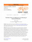 Research paper thumbnail of Special Issue EdTech and Policies of Human Formation The Robot Take-over: Reflections on the Meaning of Automated Education