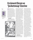 Research paper thumbnail of Ercüment Ekrem ve "Şevketmeap" Üzerine