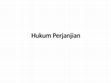 Research paper thumbnail of HUKUM PERIKATAN (PERTEMUAN II - 16 SEPTEMBER 2017)