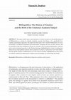 Research paper thumbnail of Bibliopolitics: The History of Notation and the Birth of the Citational Academic Subject