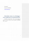 Research paper thumbnail of Sloterdijk lecteur de Heidegger : entre eugénisme et transhumanisme