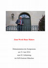 Research paper thumbnail of Laudatio auf Hans Maier anlässlich seines 85. Geburtstags in München, 23. Juni 2016