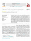 Research paper thumbnail of Effect of post-deposition annealing on transverse piezoelectric coefficient and vibration sensing performance of ZnO thin films