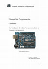 Research paper thumbnail of Arduino: Manual de Programación