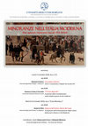 Research paper thumbnail of Minoranze nell'Italia moderna. Uno sguardo incrociato (secc. XVI-XVIII)