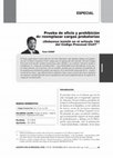 Research paper thumbnail of Prueba de oficio y carga de la prueba