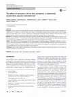 Research paper thumbnail of The effects of microdose LSD on time perception: a randomised, double-blind, placebo-controlled trial