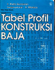 Research paper thumbnail of Tabel Profil Konstruksi Baja Ir Morisco