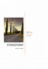 Research paper thumbnail of Stereotomy.pdf