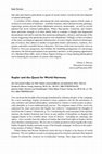 Research paper thumbnail of Werner Diederich, Der harmonische Aufbau der Welt: Keplers wissenschaftliches und spekulatives Werk / Volker Bialas, Johannes Kepler: Astronom und Naturphilosoph