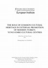 Research paper thumbnail of THE ROLE OF COMMON CULTURAL HERITAGE IN EXTERNAL PROMOTION OF MODERN TURKEY: YUNUS EMRE CULTURAL CENTRES