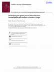 Research paper thumbnail of Electrifying the green peace? Electrification conservation and conflict in Eastern Congo