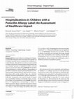 Research paper thumbnail of Costs of Hospitalizations with Penicillim Allergy Label in Children