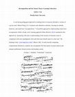 Research paper thumbnail of Hearing "What Might Have Been”: Recomposition and the Sonata Theory Learning Laboratory