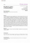 Research paper thumbnail of Roadblock politics in Central Africa