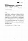 Research paper thumbnail of Entrevistas às instituições de ensino politécnico português participantes do projeto Poliempreende/PIN: modelos de análise e técnica de recolha de dados