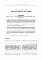 Research paper thumbnail of What can bodies do? Bodies and caves in the Karst Neolithic