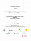 Research paper thumbnail of Program of the International Conference:  "Contesting in the Name of Religion in 'Secularised' Societies Between Doctrine and Militancy // Contester au nom de la religion dans des sociétés 'sécularisées' Entre doctrine et militance"