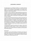 Research paper thumbnail of DÓNDE EMPIEZA LA BENDICIÓN