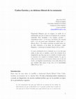 Research paper thumbnail of Carlos Gaviria y su defensa liberal de la eutanasia